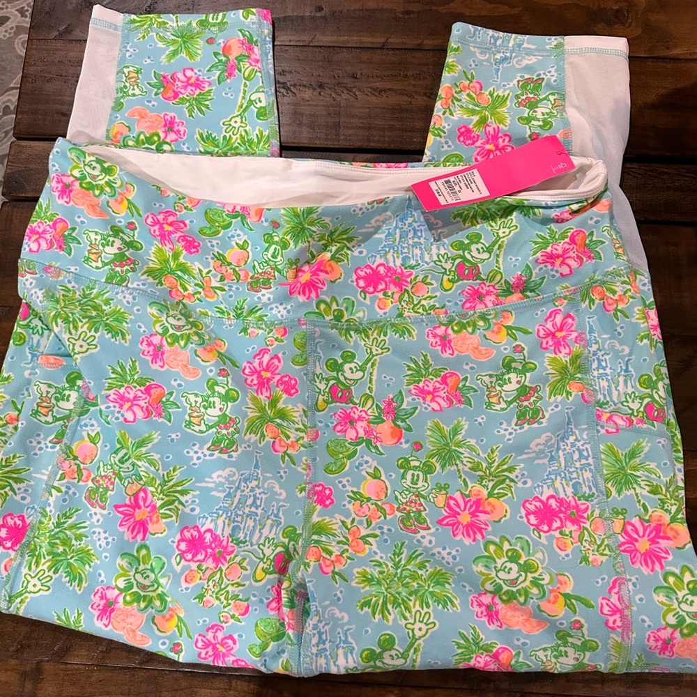 Lilly Pulitzer Disney X Leggings NWT